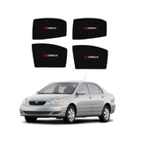 Toyota Corolla Side Shades With Logo - Model 2005-2009