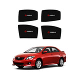 Toyota Corolla Side Shades With Logo - Model 2010-2014