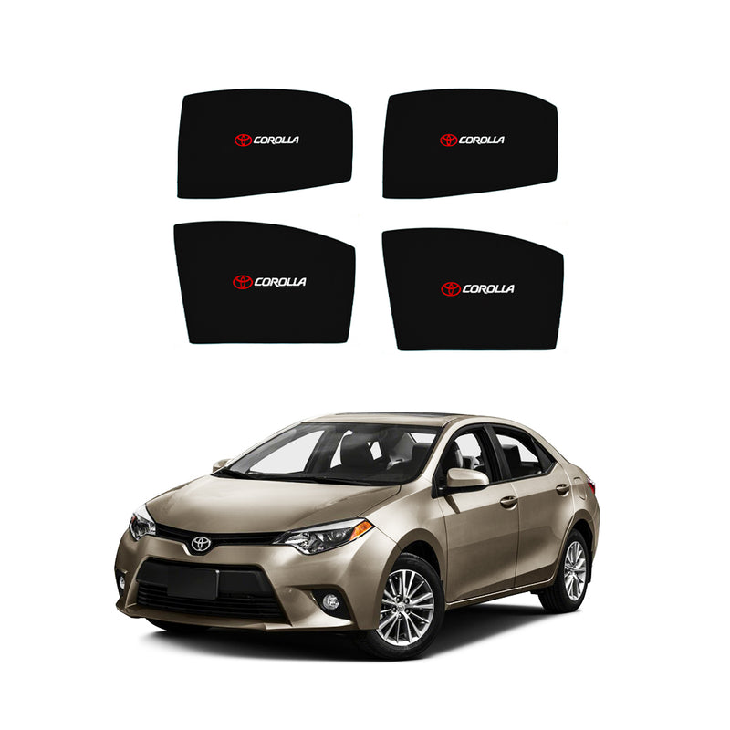 Toyota Corolla Side Shades With Logo - Model 2015-2025