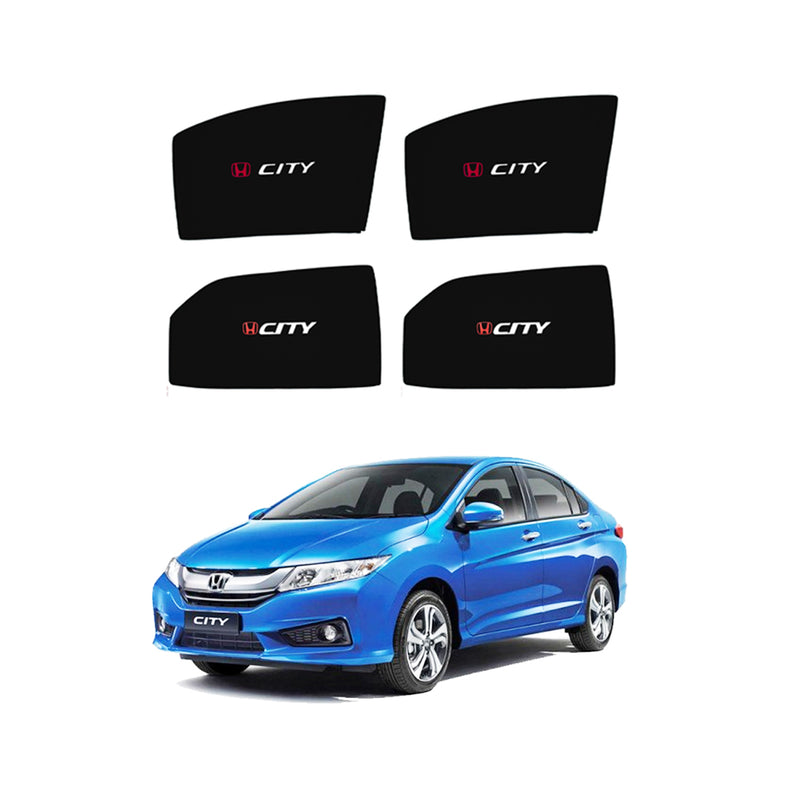 Honda City Side Shades With Logo - Model 2021-2025