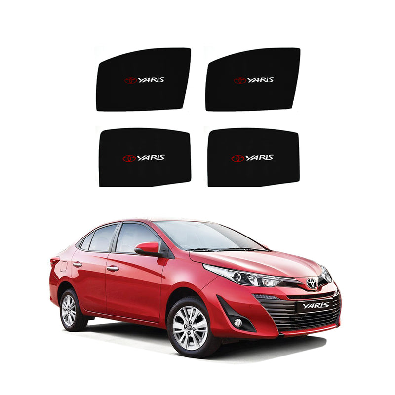 Toyota Yaris Side Shades With Logo - Model 2020-2025