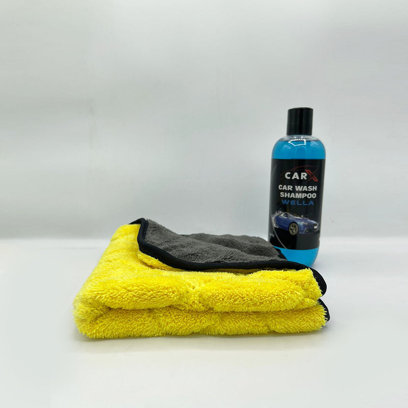 Car Care Bundle (Wella Shampoo + Micro Fiber)